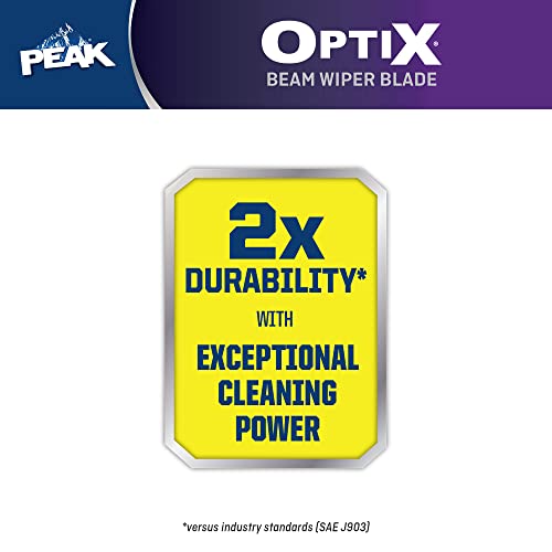 PEAK Optix Beam Wiper Blade, All-Weather Windshield Wiper Blade, Auto Replacement Part, 21", Pack of 1 - Image 3