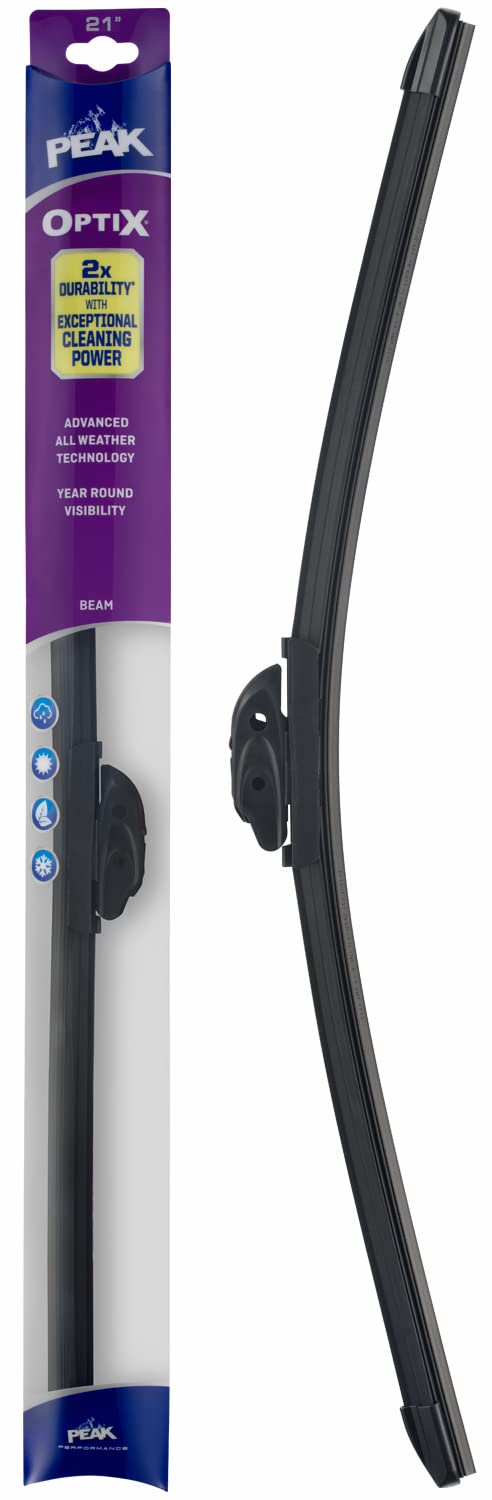 PEAK Optix Beam Wiper Blade, All-Weather Windshield Wiper Blade, Auto Replacement Part, 21", Pack of 1 - Image 1