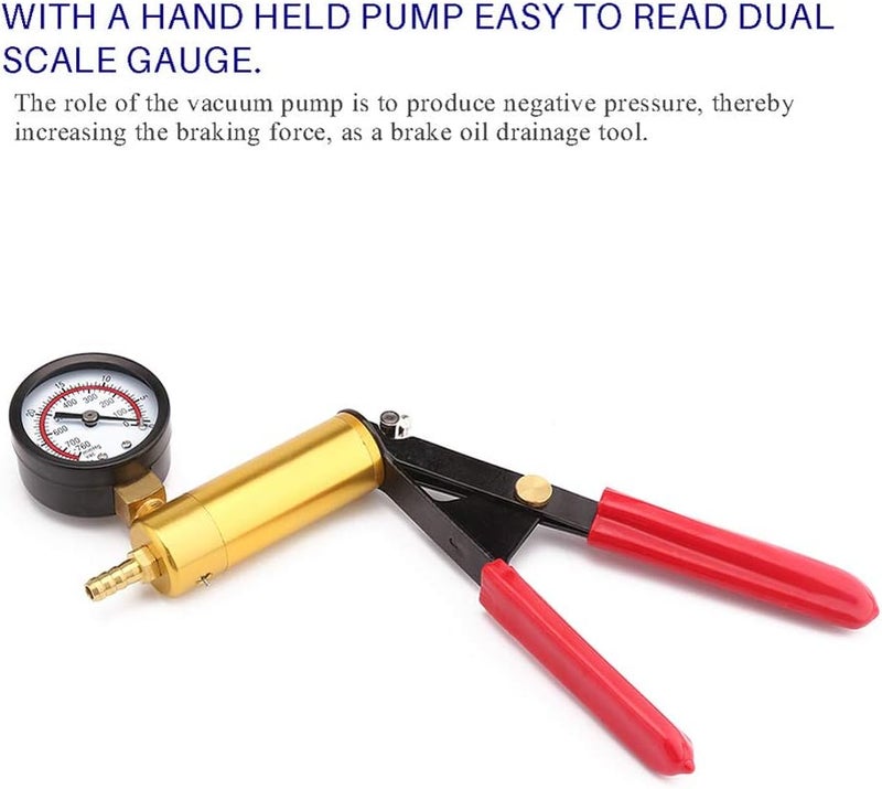 Beduan 16pcs Brake Bleeder Kit Hand Held Vacuum Pump with Adapters for Automotive - Image 3