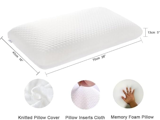 MASHUR FAB Memory-Foam-Pillow-Orthopedic-Pillow-for-Neck-Pain-Cervical-Contour-Memory-Foam-Pillow-Orthopedic-Pillow-for-Neck-Pain-Orthopedic-Contour-Pillow - Image 2