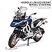 RZAPE Diecast Motorcycle Model Kit 112 Scale R1250 GS ADV Model MotorcyclesKids Motorcycles Toy Front Wheel Can Be Steered Left and RightMotorcycle Toys for Kids 35Blue - Image 4