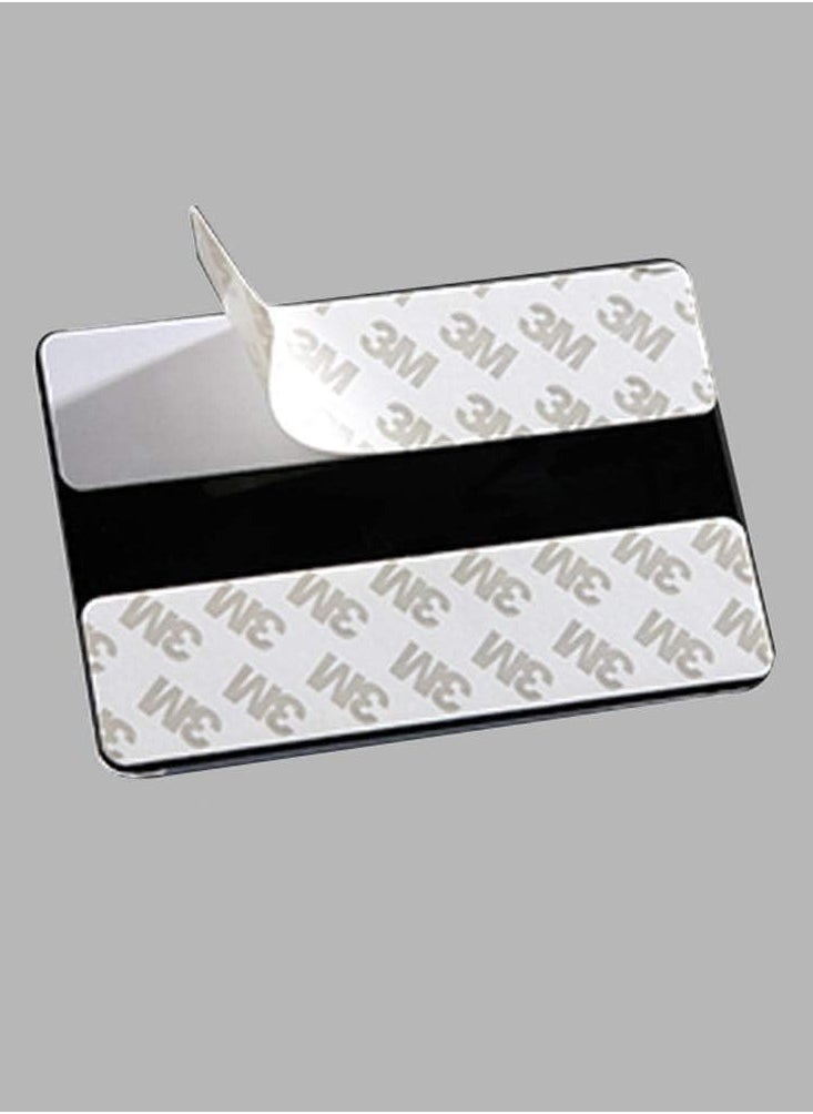 Eckek Eckek  5 Pack Acrylic Label Holder Price Tag Displays Sign Holder with 3M Tape Adhesive Wall Mount Sign Stand  - Image 4