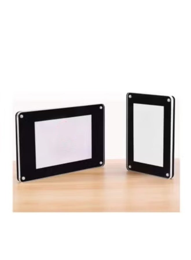 Eckek 5 Pack Acrylic Label Holder Price Tag Displays Sign Holder with 3M Tape Adhesive Wall Mount Sign Stand - Image 3