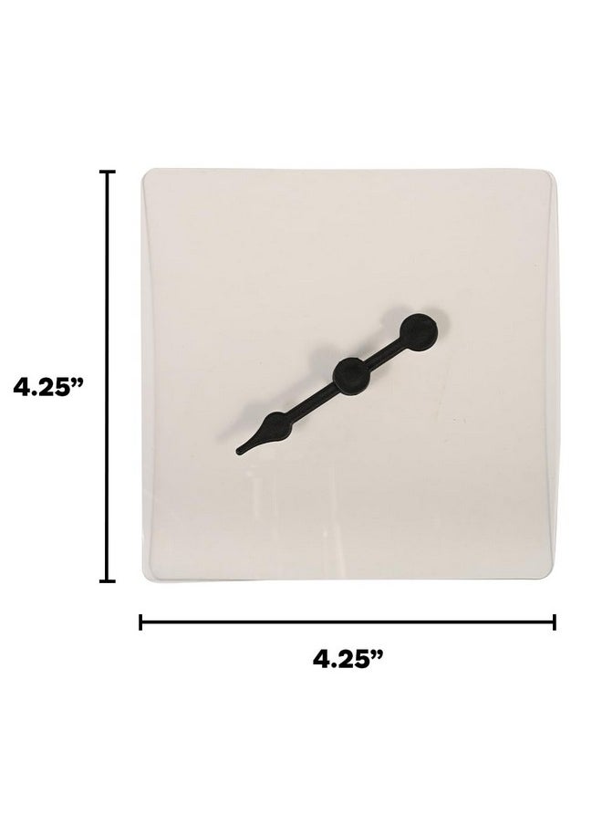 Learning Advantage LEARNING ADVANTAGE Transparent Spinners | Set of 5 | Math Game Spinner | Dry Erase Surface for Multiple Uses  - Image 3