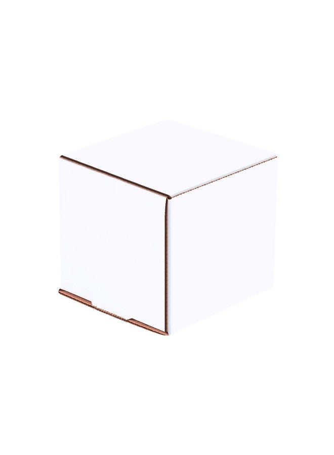 أفيديتي صناديق بريد من الورق المقوى المموج باللون الأبيض، مقاس 3 × 3 × 3 بوصات، عبوة من 50 صندوقًا، مقاومة للكسر، للشحن والإرسال والتخزين - Image 5