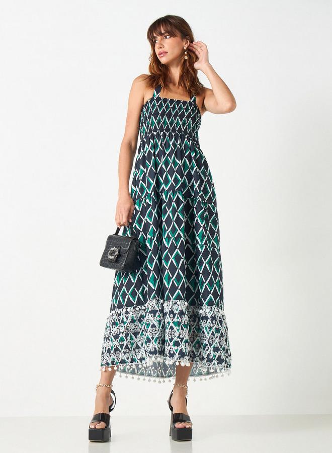 تواكستريمز فستان هالتر بتفاصيل كشكش وطبعات أزهار من تو إكستريمز - Image 2