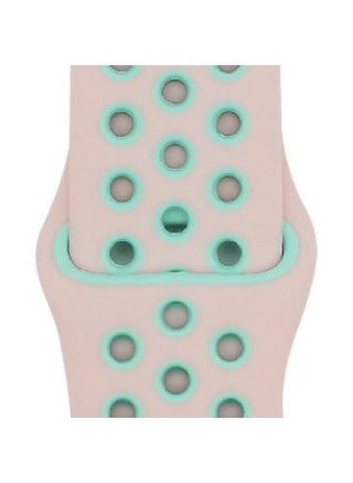 Suitable For Apple Two-color Silicone Nike Strap Nike Hole Apple Iwatch Breathable Sports Watch Strap-Color:25 Pink + Mint Green-Specifications:38/40/41mm-L - pzsku/ZB1F7AF532008D1939FC0Z/45/1744014769/c8a7ba0f-5e69-47da-9f61-a674c3178178