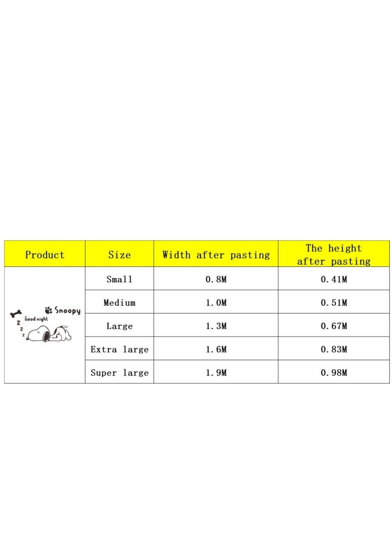 general 3D Cartoon Snoopy Wall Stickers for Kids Rooms Boys Gifts Through Wall Decals Home Decor Mural Multiple Specifications Available - Image 4