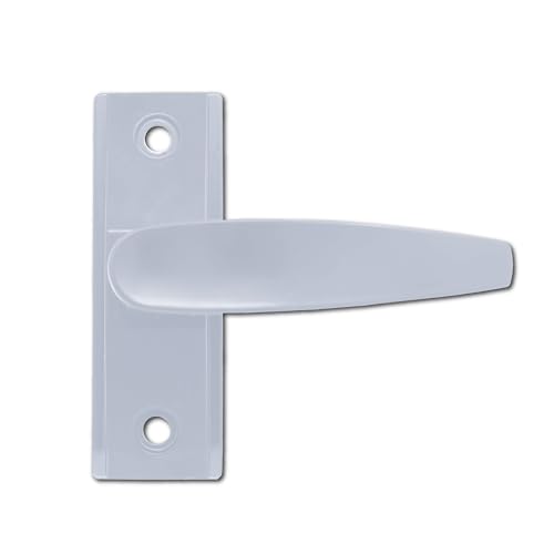 SUMMIT DOORWARE Adams Rite Style Door Handle Deadlatch Lever Handle for Storefront Doors Premium Security and Durability Clear Anodized Aluminum Right Hand - Image 1