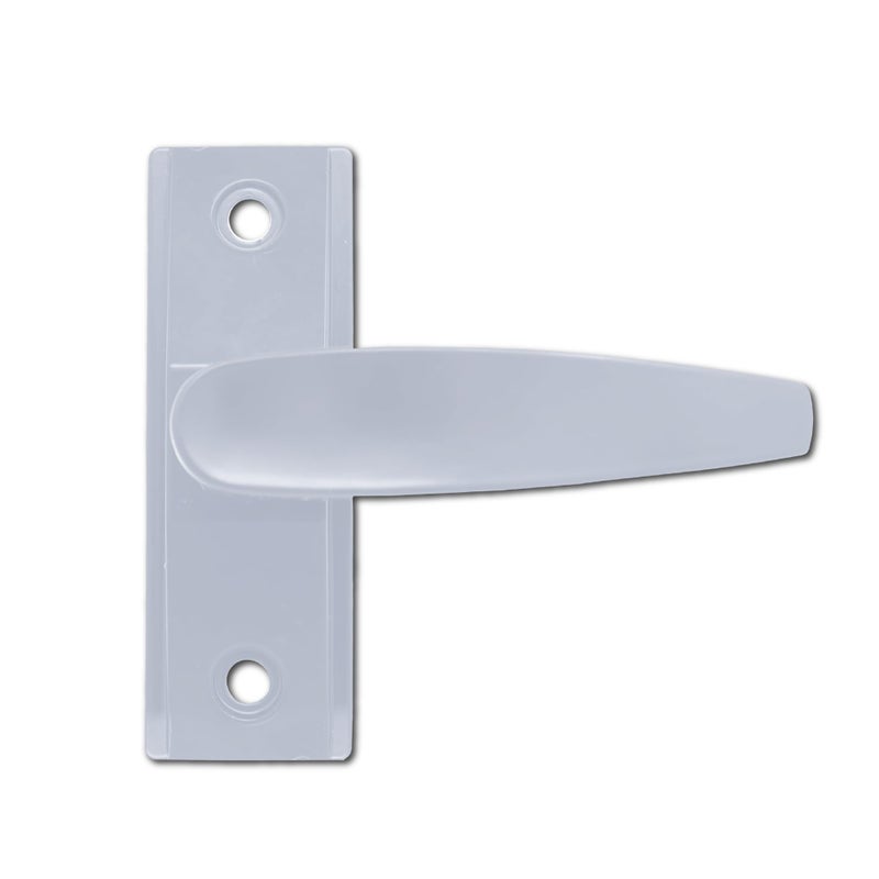 SUMMIT DOORWARE Adams Rite Style Door Handle Deadlatch Lever Handle for Storefront Doors Premium Security and Durability Clear Anodized Aluminum Right Hand - Image 2