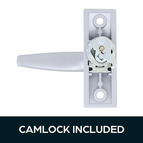 SUMMIT DOORWARE Adams Rite Style Door Handle Deadlatch Lever Handle for Storefront Doors Premium Security and Durability Clear Anodized Aluminum Right Hand - Image 3
