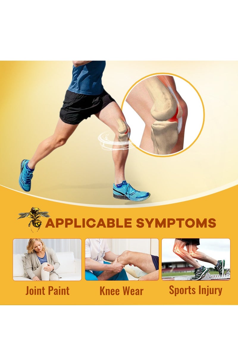 Sumifun Sumifu Bee Venom Pain Relief Hard Cream Glass Jar Activating Oil Cream - Image 3