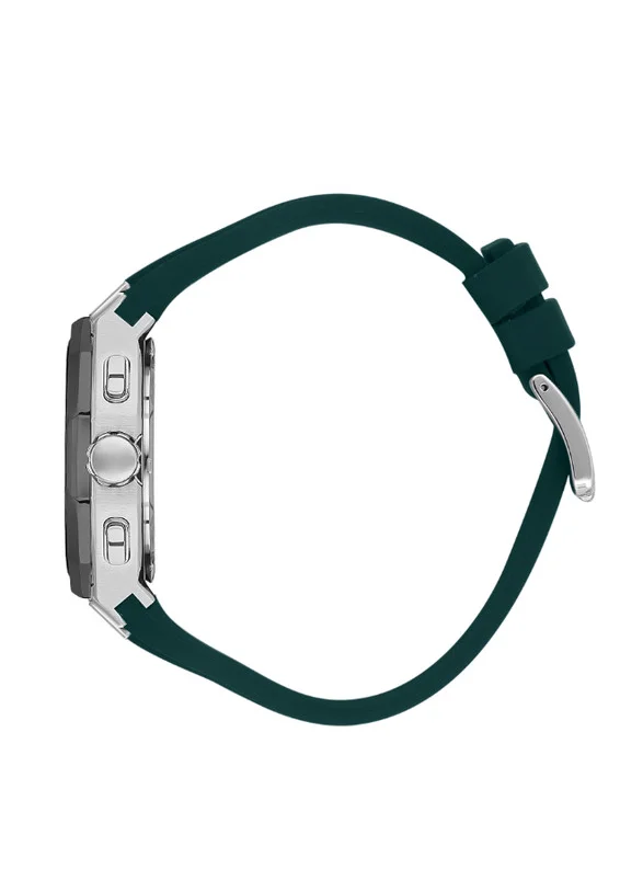 BEVERLY HILLS POLO CLUB Beverly Hills Polo Club BP3557X.375 Men's Multi Function Display Watch & Silicone Strap Green