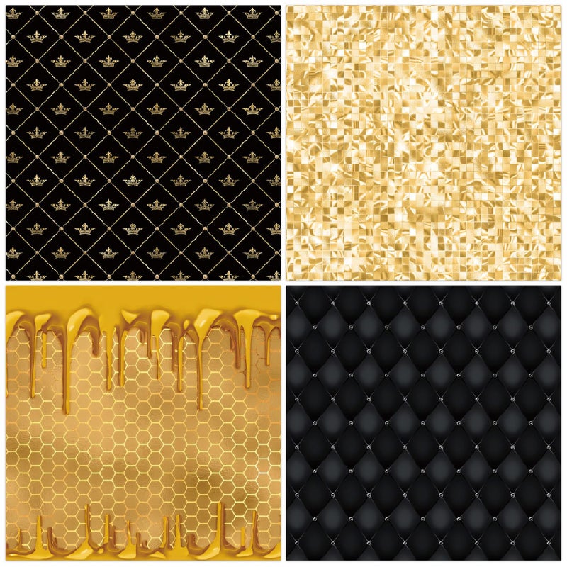 WLXTREE Scrapbook Paper Pad 6x6 Single-Sided Bee Pattern Decopodge Cardstock Paper for Scrapbooking DIY Decorative Background Cardmaking, Junk Journal Craft Supplies - Image 5