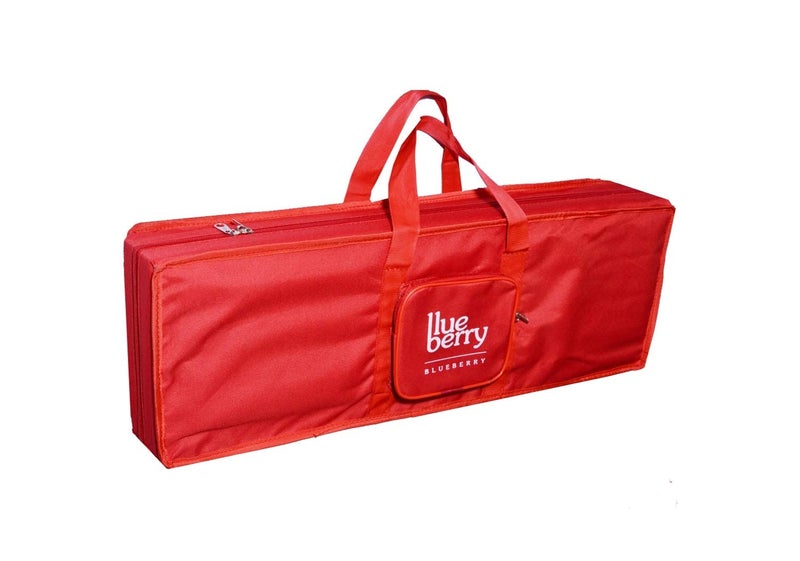 Blueberry KB-10 Padded Gig cover Keyboard Bag Compatible with Casio SA-46, Casio SA-47 & Casio SA-50 Digital Keyboard (Red) - Image 2