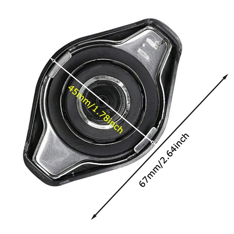 Generic HOSAIRY Cooling Radiator Cap w/Anti-Hot Cover 19045-PAA-A01 for Acura RSX MDX TSX Honda Civic Accord Odyssey CR-V and More Vehicles  - Image 2