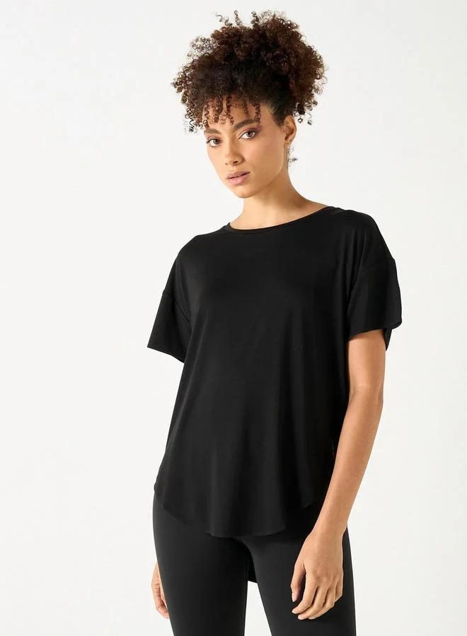 ADOT by Splash Crew Neck T-shirt with Short Sleeves