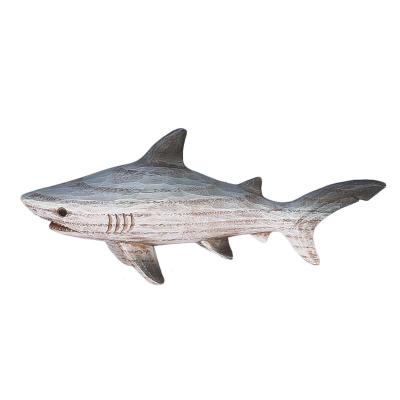 Beachcombers Resin Shark Figure Coastal Beach House Decor Decoration Multi