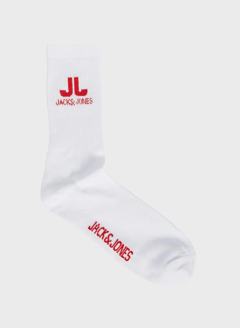 Jack & Jones Junior Youth 5 Pack Assorted Socks
