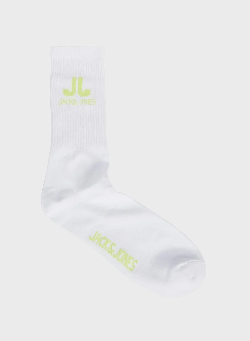 Jack & Jones Junior Youth 5 Pack Assorted Socks