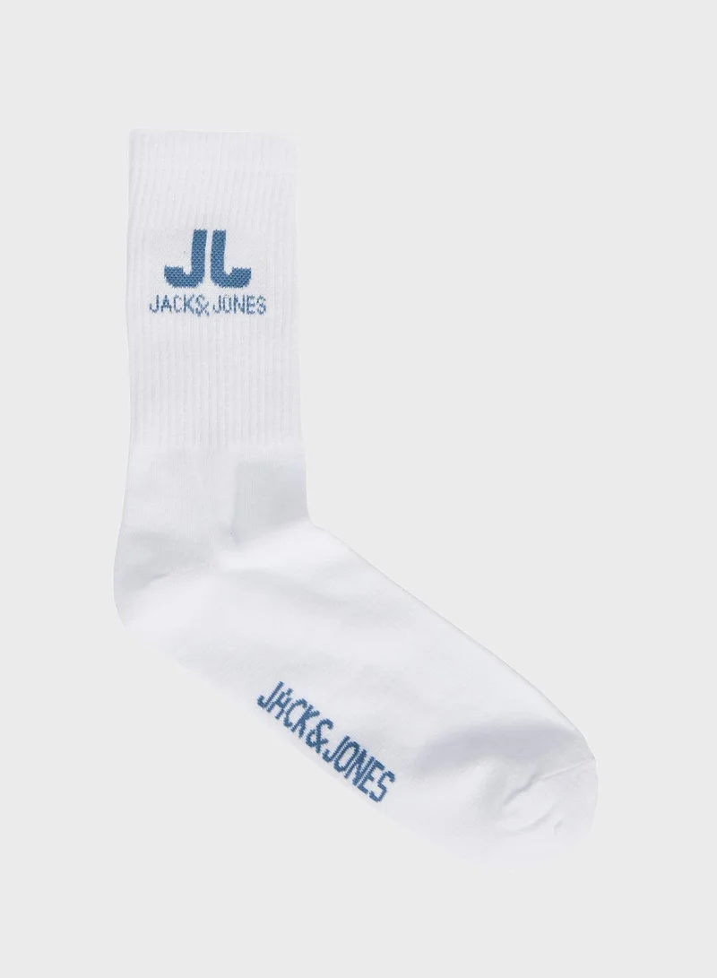Jack & Jones Junior Youth 5 Pack Assorted Socks