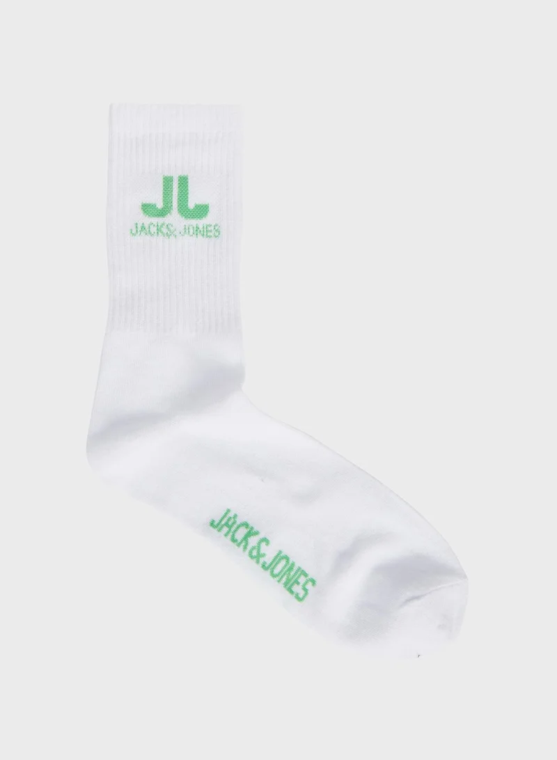 Jack & Jones Junior Youth 5 Pack Assorted Socks