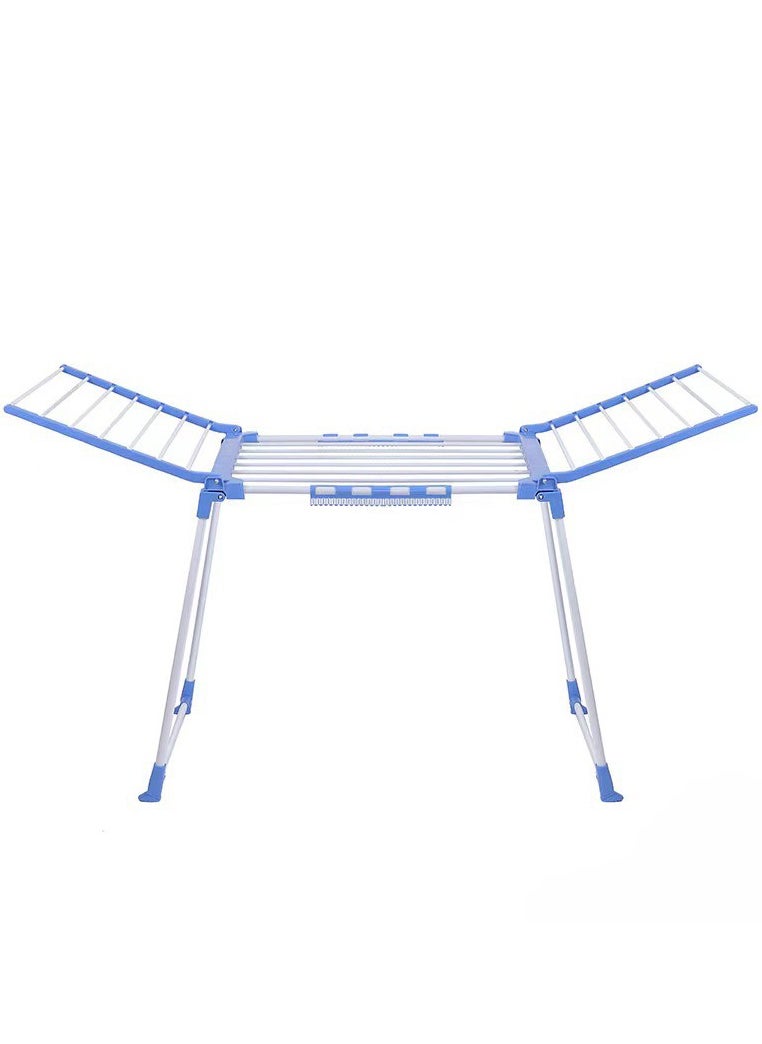 MHD Multifunctional Floor-Standing Clothes Drying Rack Wing-Shaped Foldable Drying Rack  - Image 1