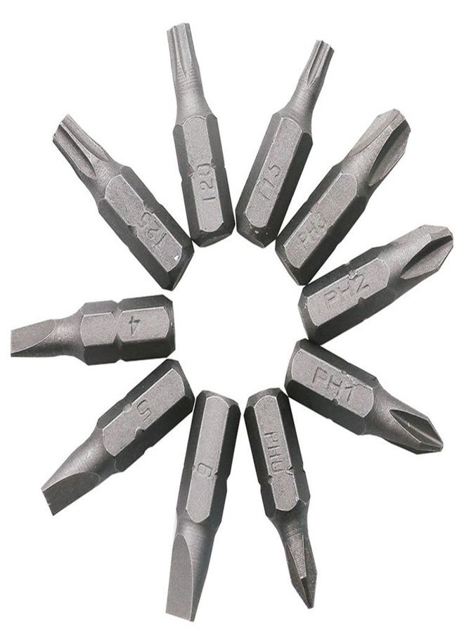 Cuifati L-Shaped Wrench,L-Shape 1/4 Inch Hex Socket Wrench Double Head with Various Screwdriver Bits Hand Tool,Double-headed L-shaped Socket Wrench Extension Handle Screwdriver - Image 4