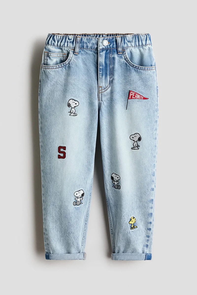 H&M Regular Fit Printed  jeans