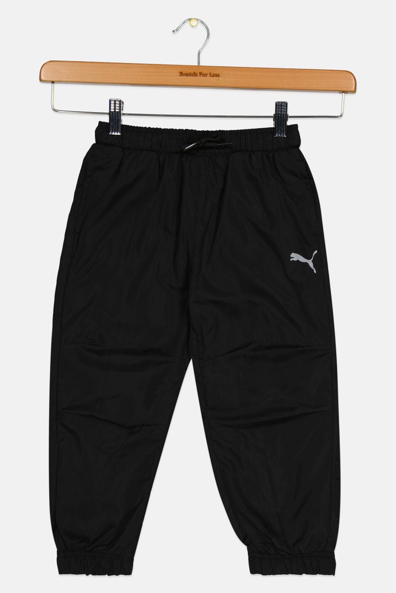 PUMA سروال رياضي للأطفال الأولاد مناسب للتدريب، أسود - Image 3