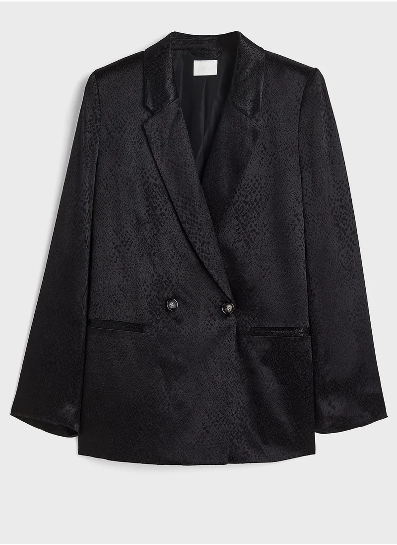 H&M Double Breasted Tailored Blazer