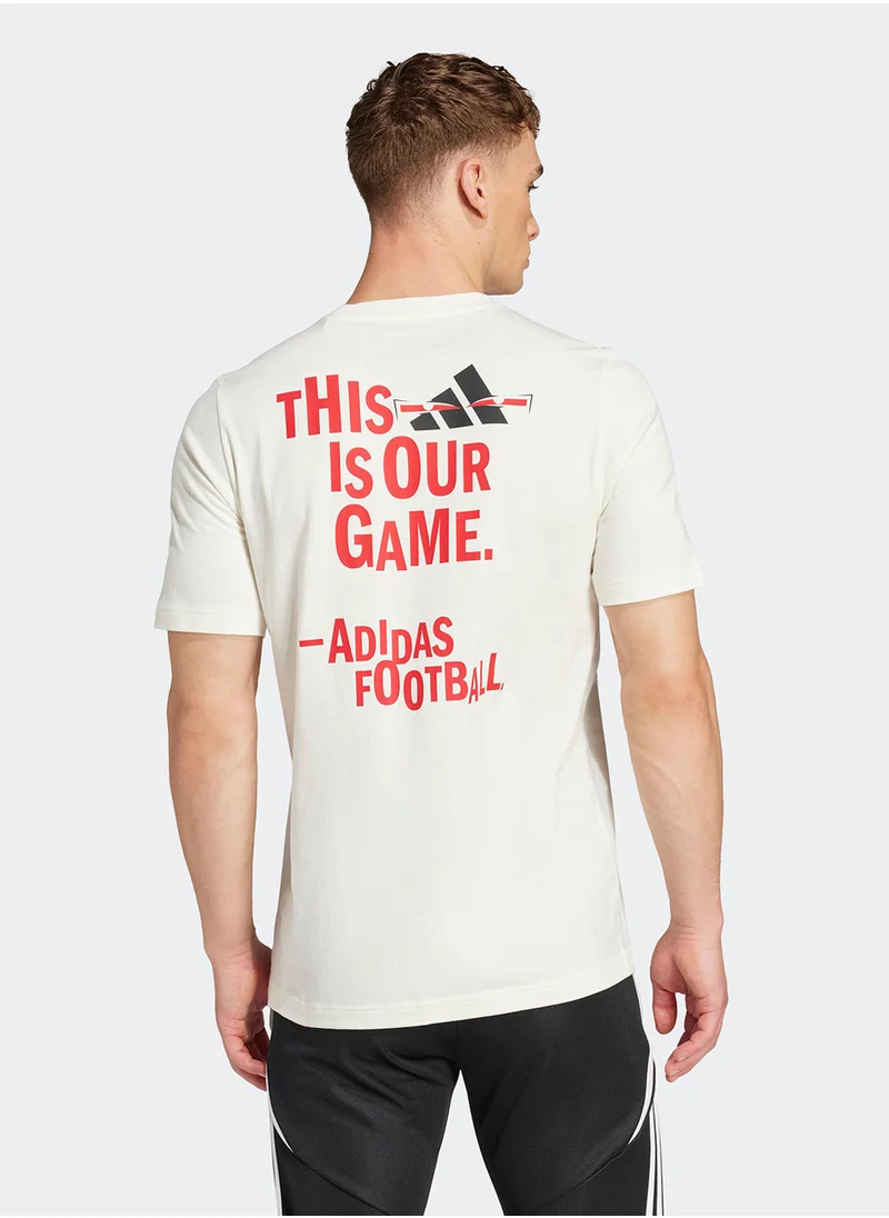 اديداس Football Graphic T-Shirt