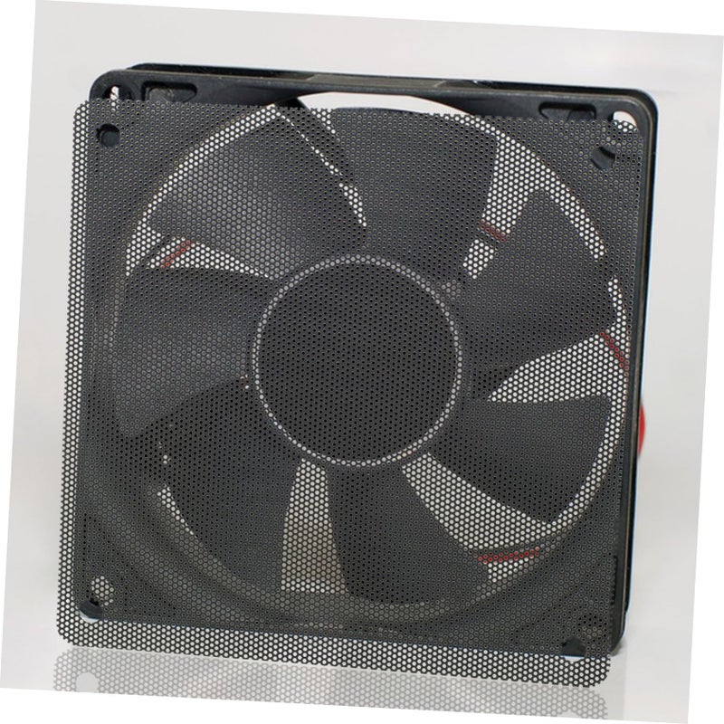 Black PC Fan Dust Filter Mesh 12x12cm 3pcs Computer Case Cooler Cover Hardware - Image 3