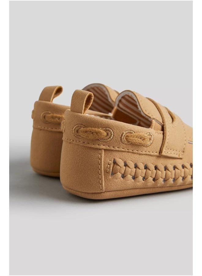 mothercare Tan Boat Pram Shoes  - Image 4
