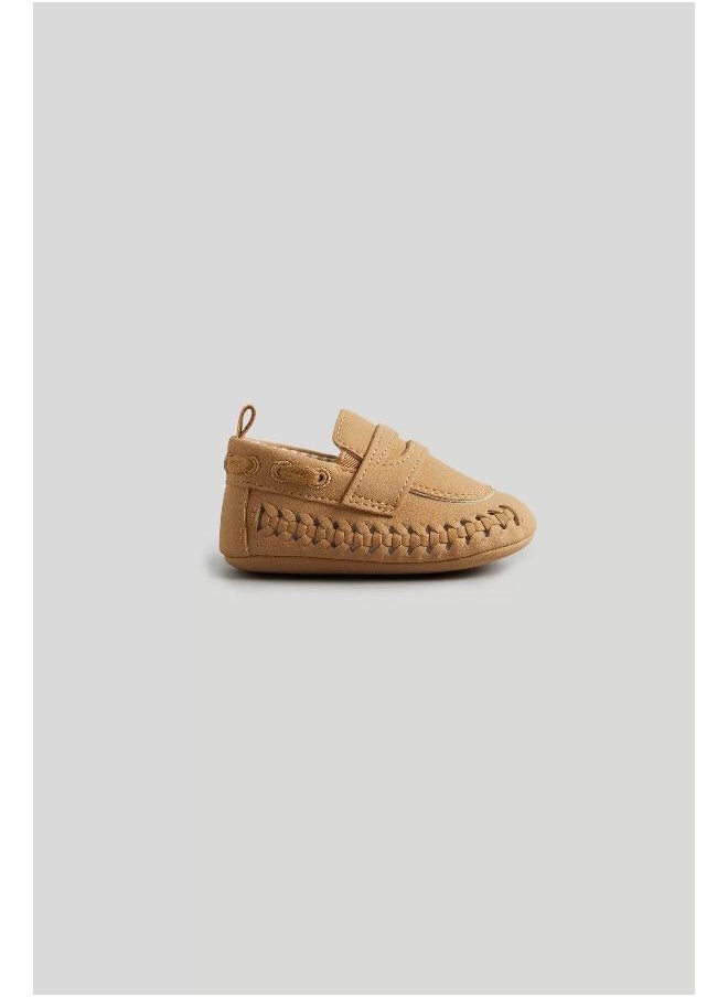 mothercare Tan Boat Pram Shoes  - Image 2