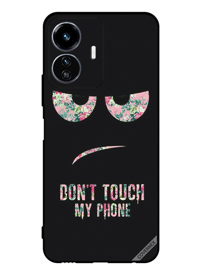 Covernex Protective Case Cover For vivo Y77 Don't Touch My Phone Floral - Image 1
