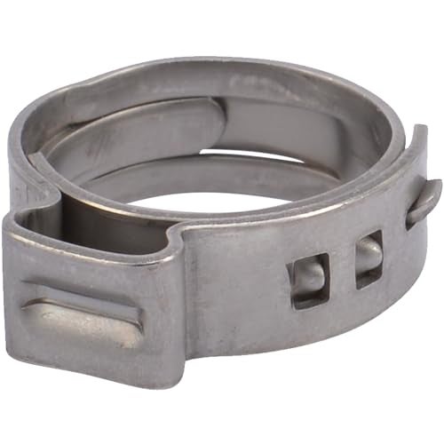 SharkBite 1/2 Inch Clamp Ring, Stainless Steel Plumbing Fitting, PEX Pipe, PE-RT, UC953A - Image 1