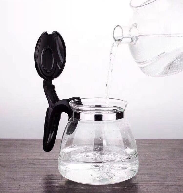 SKDBPM Glass Teapot with Stainless Steel Removable Infuser and Lid Tea Kettle Tea Kettle for Blooming Tea Loose Leaf Tea Kettle Leaf Tea Kettle - Image 5