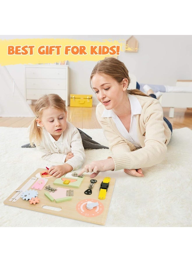 Factory Price مجموعة لوح مشغول خشبي للأطفال أندرو 12 في 1 بسعر المصنع - Image 4