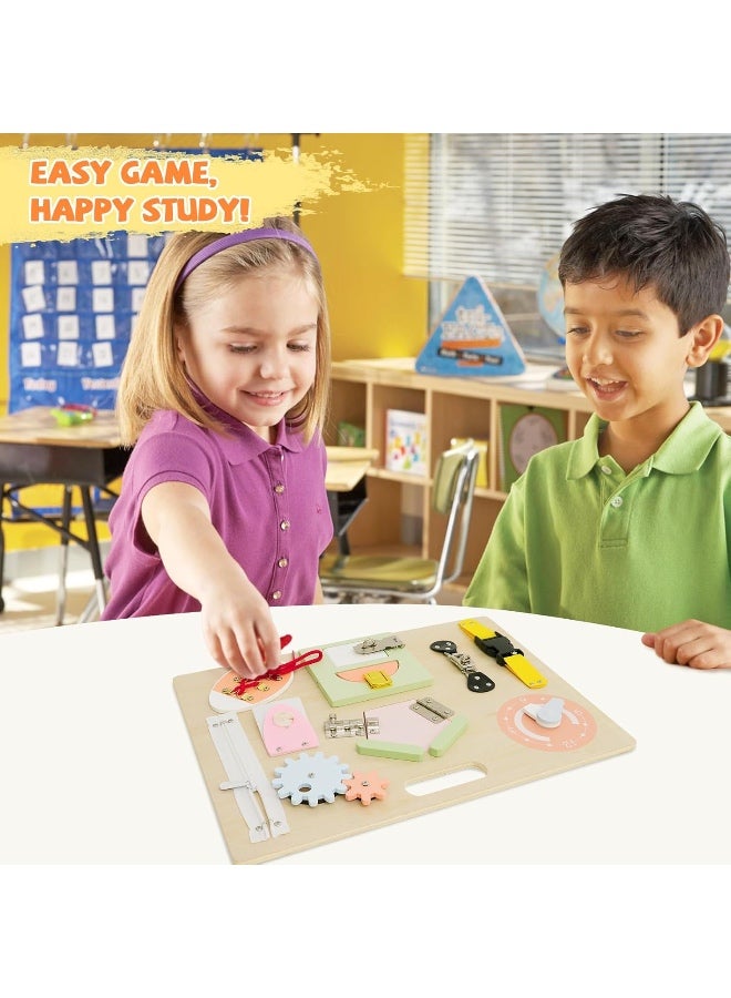 Factory Price مجموعة لوح مشغول خشبي للأطفال أندرو 12 في 1 بسعر المصنع - Image 5