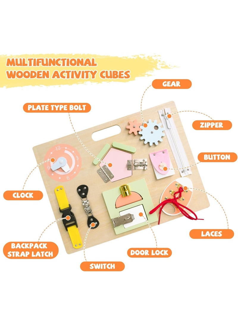 Factory Price مجموعة لوح مشغول خشبي للأطفال أندرو 12 في 1 بسعر المصنع - Image 2