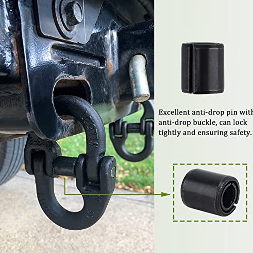 9TH SHOP Hammerlock Safety Chain Connector, 1/2 Hammerlock Coupling Link, Tow Hitch Safety Chain Hammerlock Connector Link, 1/2 Inch Tow Hitch Safety Chain Connector Link Hammerlock Grade 80, 12000 Lbs Loading - Image 5