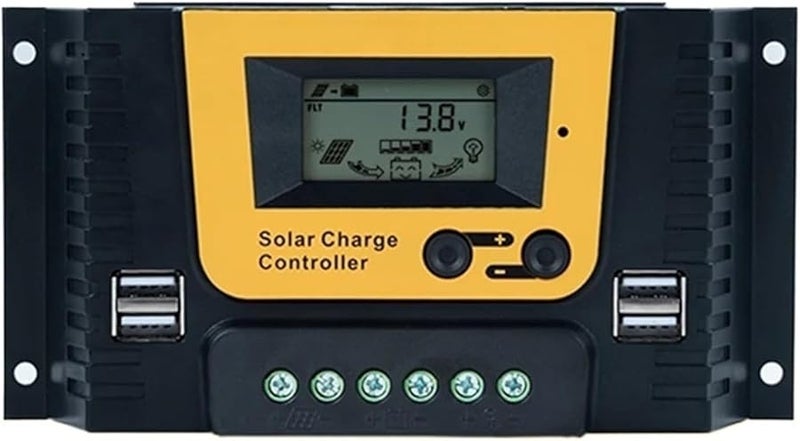 20A Solar Charge Controller 12V 24V 48V 10A 30A 40A Solar Panel Battery Regulator - Image 2