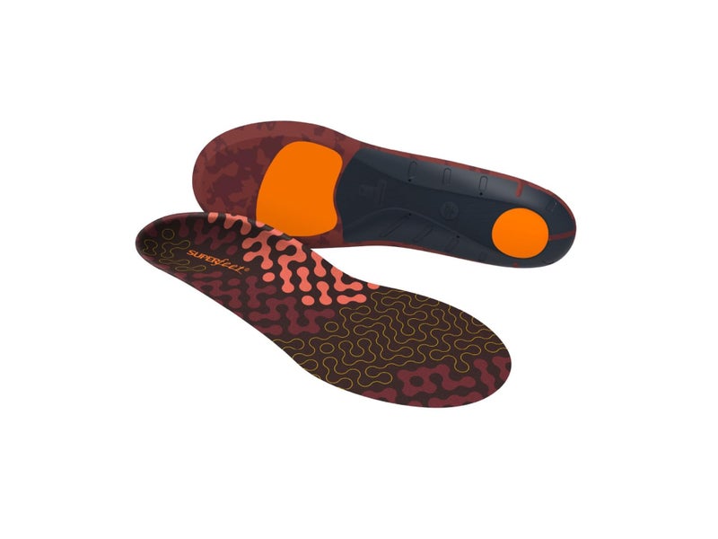 Superfeet Run Cushion Low Arch Insoles - Low Arch Support - Trim-To-Fit Inserts for Running Shoes - Professional Grade - 2.5-4 Men / 4.5-6 Women - Image 1