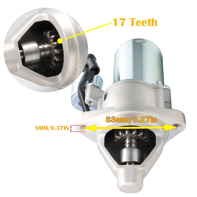 RAROZEEK GX390 Starter Motor for Honda GX340 Electric Start Toro Dingo 11-13HP - Image 2