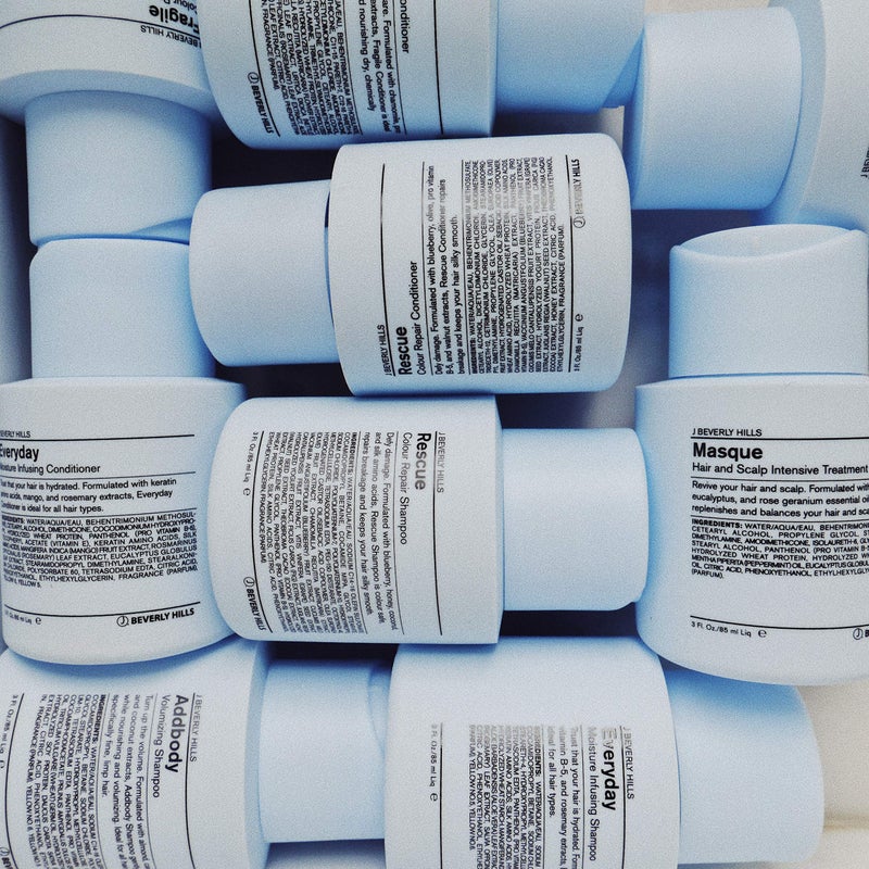 J Beverly Hills Blue Hair Mask with Eucalyptus Oil for Scalp Treatment, 3 Oz - Image 2