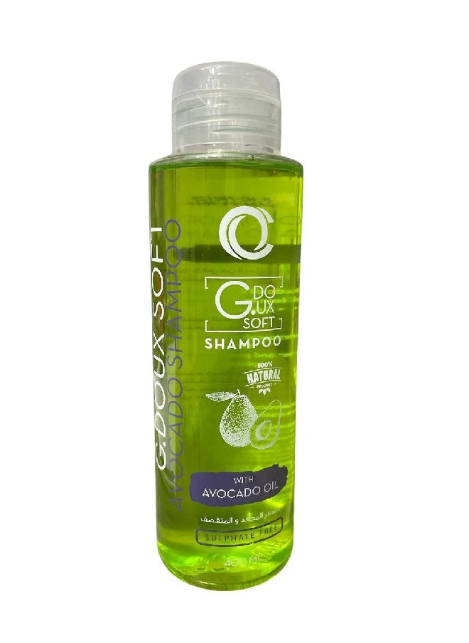 G.DOUX Shampoo Avocado Oil & Hydrolyzed Keratin Clean Hair And Sclap Sulphate Free 400ml  - Image 2