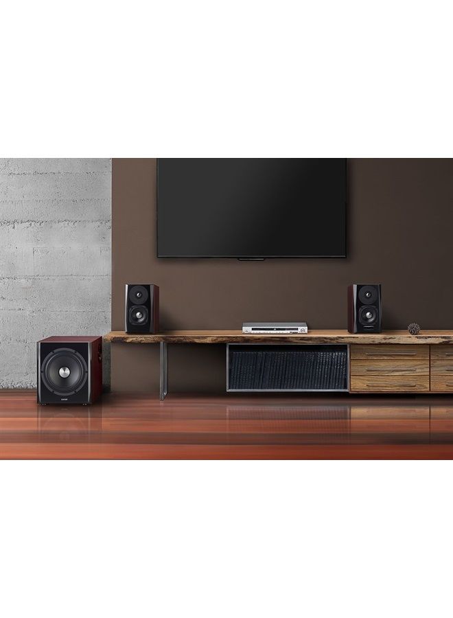 EDIFIER سماعة رف الكتب S350DB ومضخم الصوت نظام سماعات 2.1 بلوتوث لاسلكي