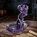 AUSPDICE Dice Tower Castle Retro DND Dice Rolling Tower and Tray for Dungeons and Dragons RPG Tabletop Games Metallic Purple Color - Image 2