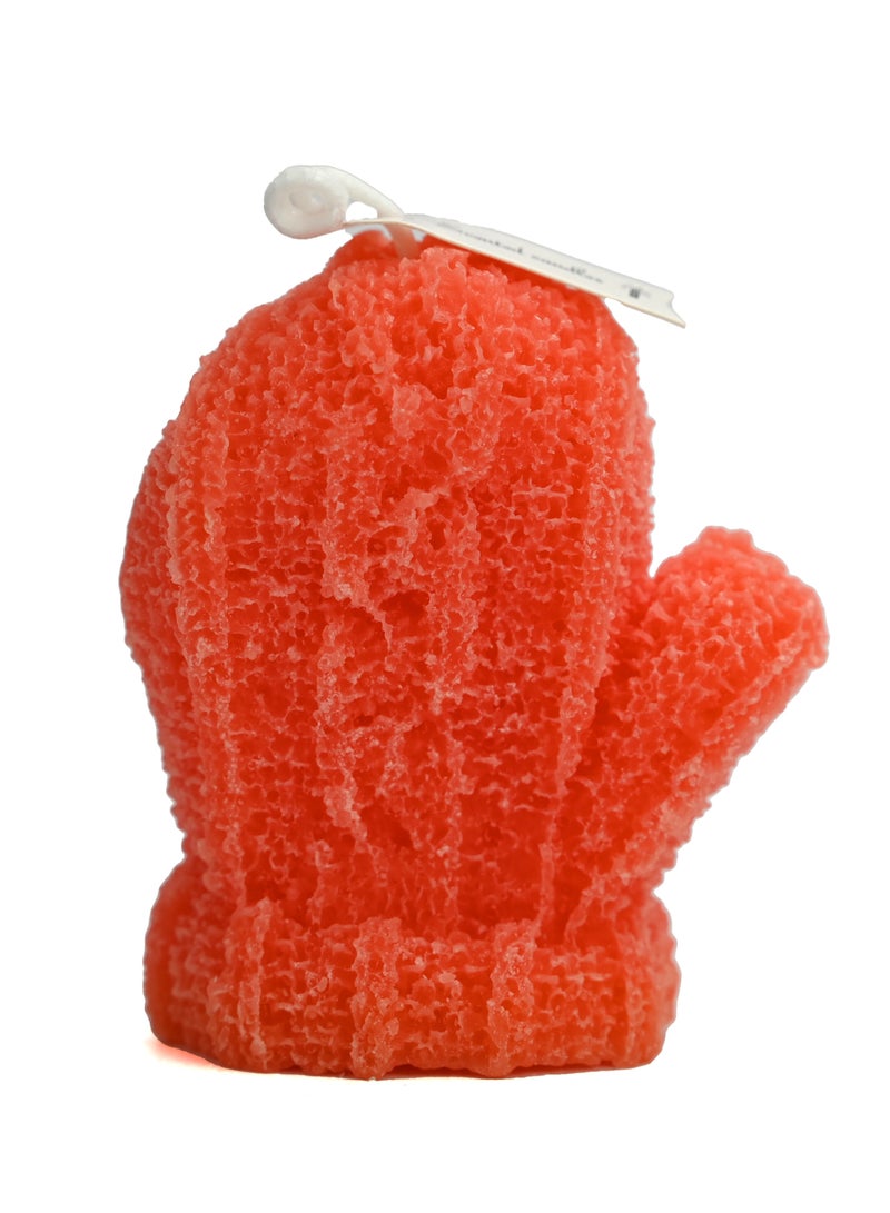 Gloves Shaped Scented Candle Strawberry/ Wellness Candles Scented for Yoga Room/ Nice Candles Gifts for Women/ Scented Candles Gifts for Wife/ Birthday Candles, Christmas Candles